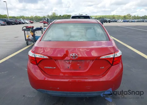 2015 Toyota Corolla Le из США, поврежденный, VIN 2T1BURHE9FC446342